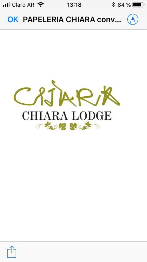 Chiara Lodge Chacras de Coria Zewnętrze zdjęcie